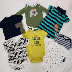 Boys Newborn and 0-3 mos 7 Piece Bundle